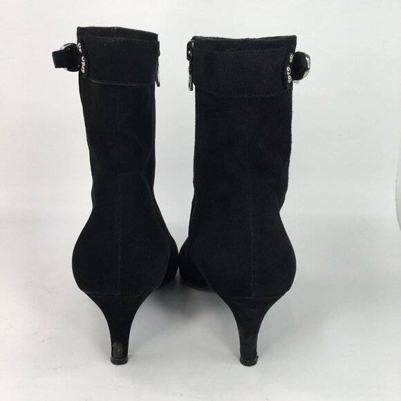 Prada black suede ankle boots Size 37 - Picture 10 of 16